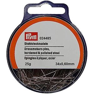 Prym Dressmakers Pins Hardened Poloshed Steel 3xx 0.60mm 25g