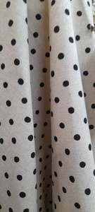 Natural Spot Natural/Black 110cm 80% Cotton 20% Linen