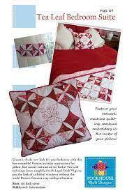 Cushion Patterns: Tea Leaf Cushion and Runner Pattern