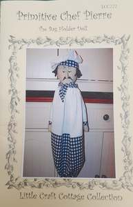 Kitchen And Miscellaneous Patterns: Primitive Chef Bag Holder Pattern