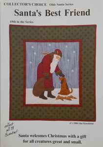 Santas Best Friend Wallhanging Pattern