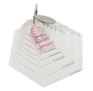 Cutters And Rulers: Sew Easy Templates Mini Hexagons