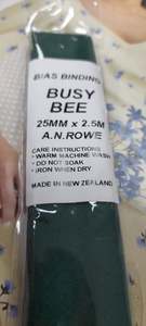 Cotton Bias And Stretch Binding: Bias Binding 25mm Bottle