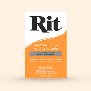 Fabric Wool Dyes: RIT Dye Powder Lemon Yellow