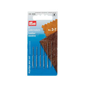 Hand Sewing Needles: Prym Leather Needles No 3-7