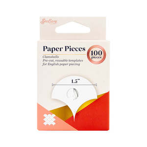 Sewing Craft Kits: Sew Easy Paper Pieces Clamshells 1.5'' x100