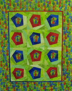 Quilting Patterns: Two in One...Kids Crazy Cotton Quilt / Crazy Memories Quilt
