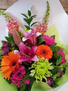 A Pop of Colour Flower Arrangement Cherrywood Florist