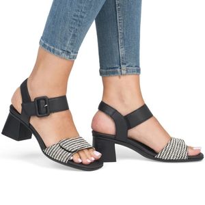 Flats: REMONTE OLIVE D1K BLACK MIX