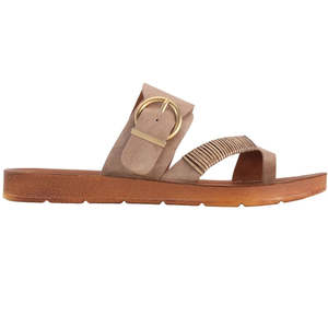 Flats: LOS CABOS BRIA TAUPE