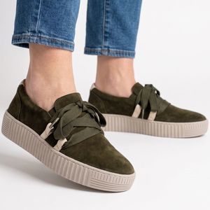 GELATO GYPSY OLIVE SUEDE