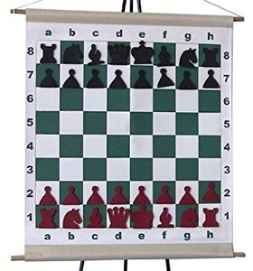 Tournament Chess: Demonstration Board with Magnetic Chessmen