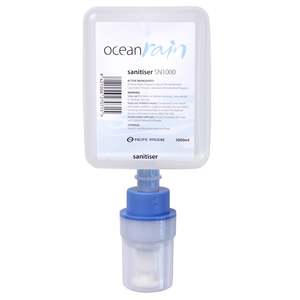 Handcare: Ocean Rain Hand Sanitiser - 1000ml/cartridge, 6/case