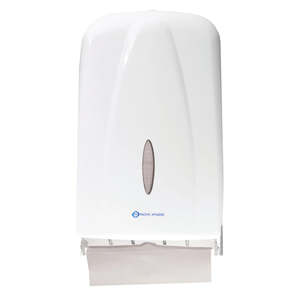 Ultra Towels: Pacific Hygiene Large Capacity Hand Towel Dispenser - White(D56W) or Black(D56B)