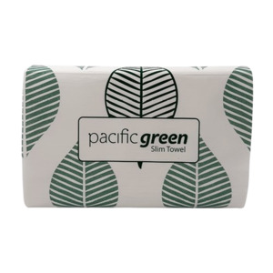 Pacific Green Slim Towel 23cm x 22.5cm - 4000 Sheets