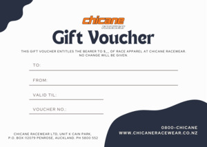 Chicane Racewear Gift Card
