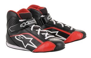 Alpinestars 1-KS Youth Kart Shoe Black White Red - Order Only