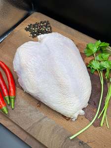 Chicken Poultry: Boneless Skin-On Chicken Breast Fillets - 1kg / 5kg / 10kg