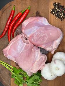 Chicken Poultry: Boneless Skinless Chicken Thigh Fillets - 500g / 1kg / 5kg / 10kg
