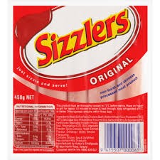 Sausages Smallgoods: Huttons Sizzlers Original Flavour - 450g