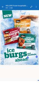 Hellers Classic Meatballs (Frozen) - 525g
