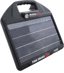 Products: Hotline HLS34 Fire Drake Solar Electric Fence Energiser - Chicken Coops and Tractors Australia