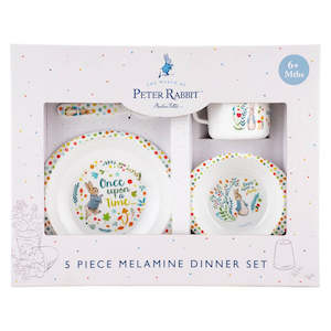 Baby Toys: 5pc Dinner Set: Classic Peter Rabbit