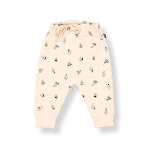 Baby Boy 1: LFOH Merino Asher Pants - Wheat Marle Fruit'n'Veg