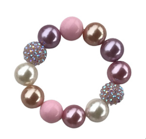 Jewellery: Ida Bubblegum Bella Bracelet 16mm NZ Made