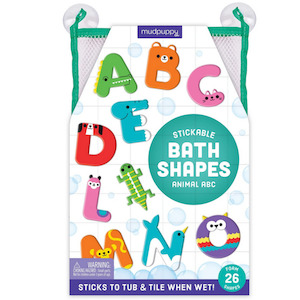Bath: Mudpuppy ABC Stickable Foam Bath Shapes