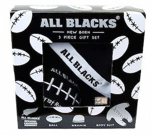 All Blacks Giftpack Infant Boxed 4 Piece Set Newborn
