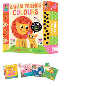 Safari Friends Colours Puzzle & Play