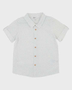 Child Boy 1: Roman Geo Print Shirt Boys