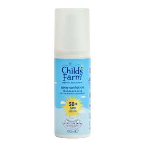 Child: Childs Farm SPF50+ Sun Spray Fragrance-Free 100ml