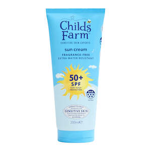 Child: Childs Farm SPF50+ Sun Cream Fragrance-Free 200ml