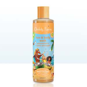 Child Body Wash: Childs Farm hair & body wash watermelon & organic pineapple