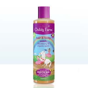 Child Body Wash: Childs Farm hair & body wash blackberry & organic apple