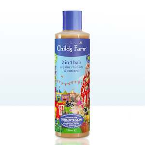 Hair Care: Childs Farm 2 in 1 shampoo & conditioner organic rhubarb & custard