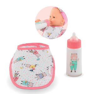 Corolle Dolls: Corolle Bib & Milk Set - 36cm Doll