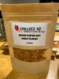Mixed Super Hot Flakes resealable bag