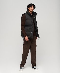 Mens Jackets: MF Non Hooded Gilet Vest - Noir