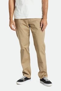 Mens Pants: Choice Chino Regular Pant - Khaki