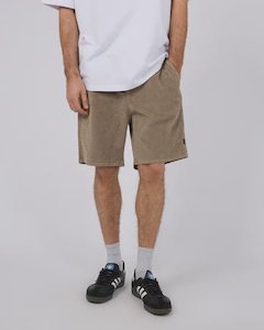 Mens Shorts: Cord Short - Mushroom