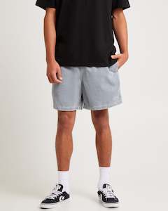 Mens Shorts: Cord Coast Boxer - Washed Steel