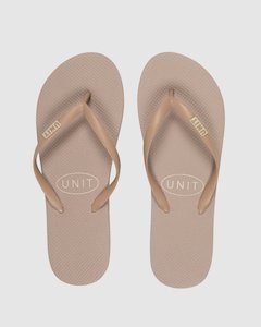 Womens Shoes: Ladies Flip Flops - Mellow in Brown