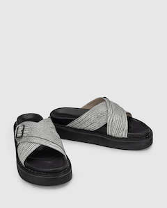 Womens Shoes: Navona Slide - Cloud
