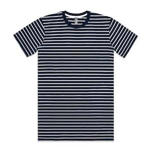 As Colour: Staple Stripe Navy/White Tee