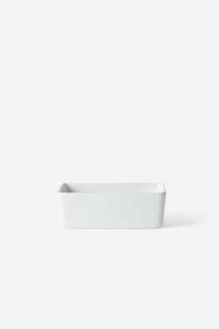 Citta: Porcelain Rectangular Dish - White