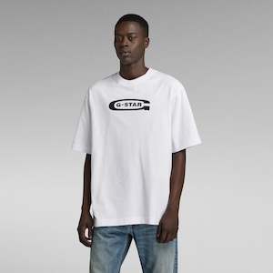 G Star: Old School Logo Boxy Tee