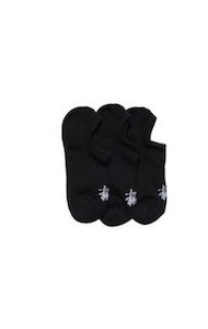 Stussy: Mens Graffiti No-Show Sock - Black